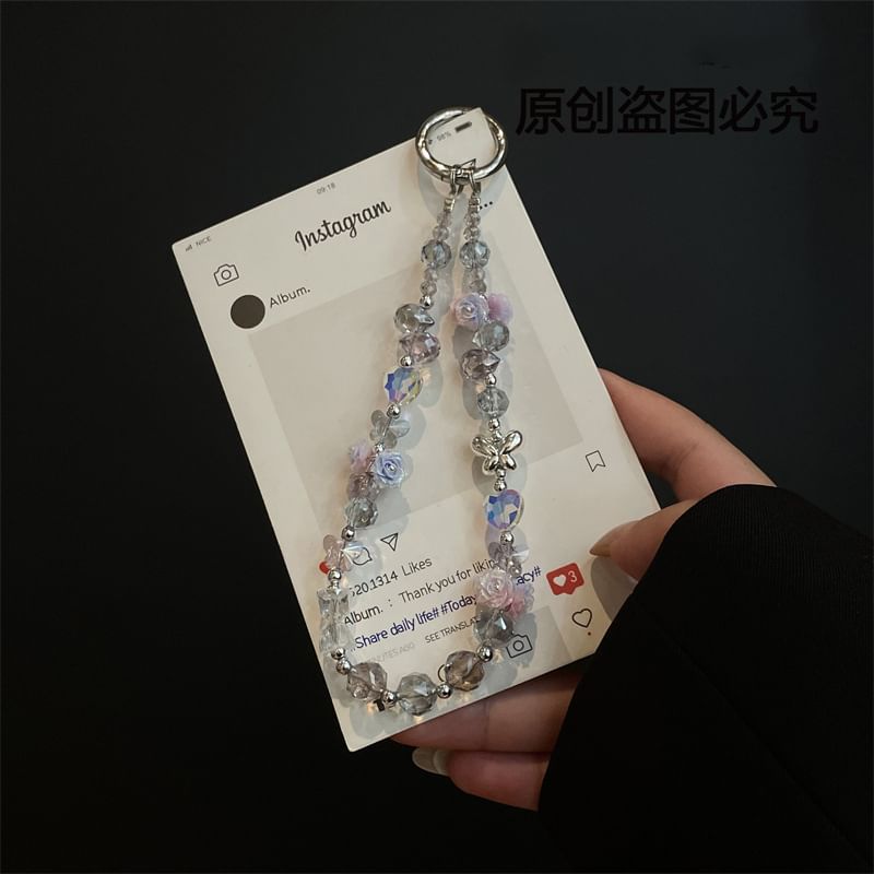 Pad Lanyard with Phone Flower