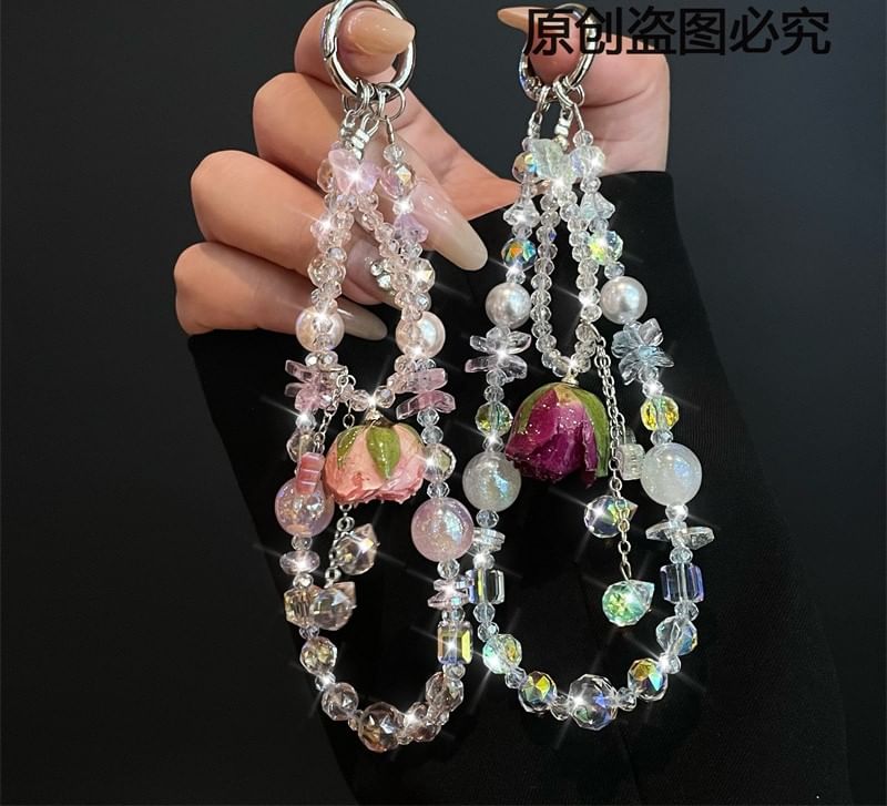 Lanyard Phone Pad with Beaded