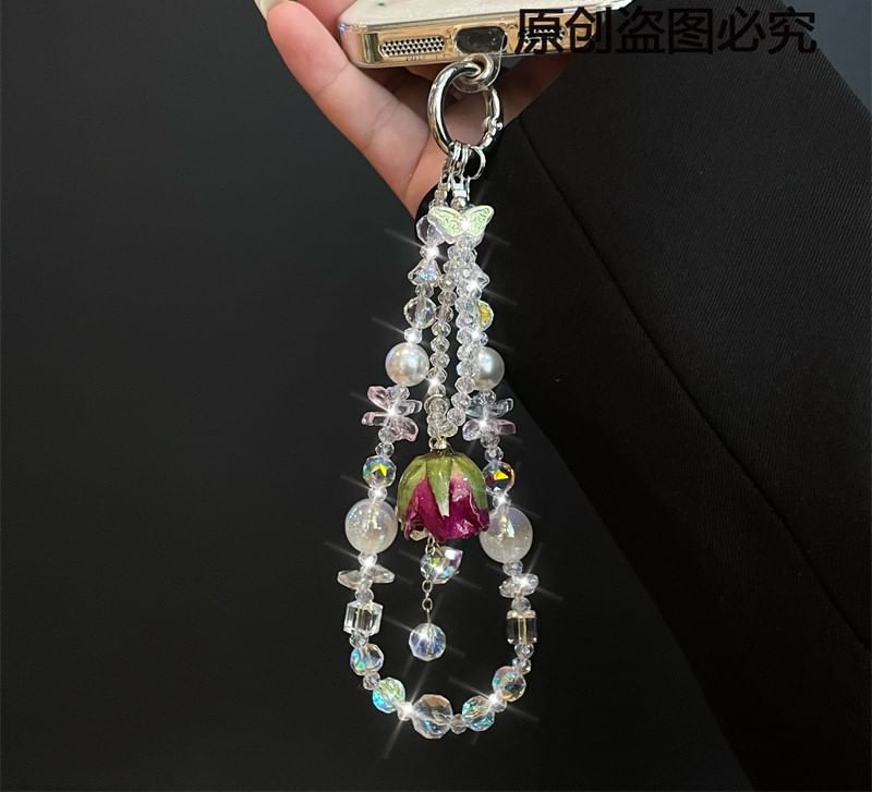 Lanyard Phone Pad with Beaded