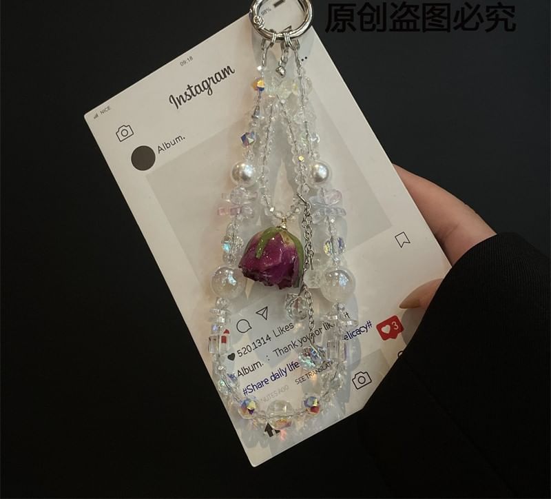 Lanyard Phone Pad with Beaded