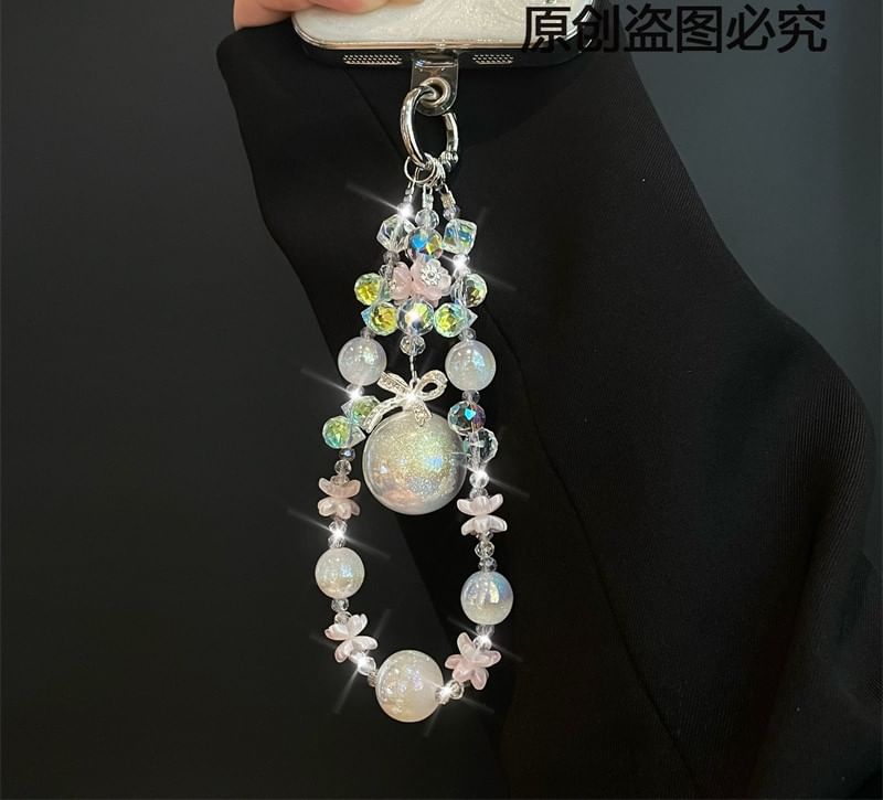 Lanyard Faux Phone Pad with Pearl