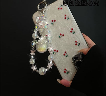 Lanyard Faux Phone Pad with Pearl