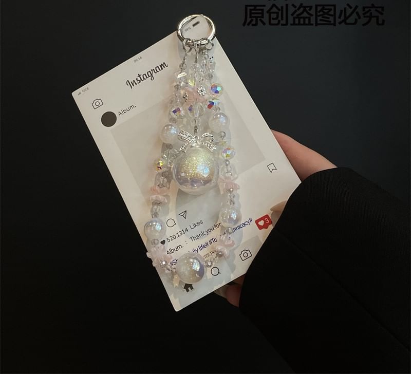 Lanyard Faux Phone Pad with Pearl