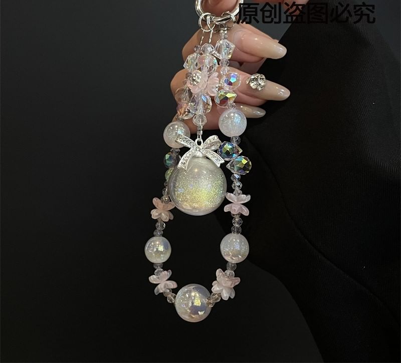 Lanyard Faux Phone Pad with Pearl