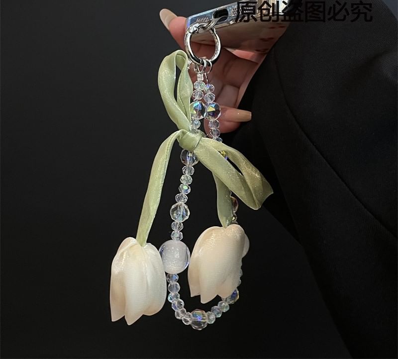 Flower with Phone Lanyard Pad