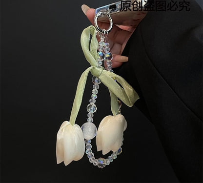 Flower with Phone Lanyard Pad