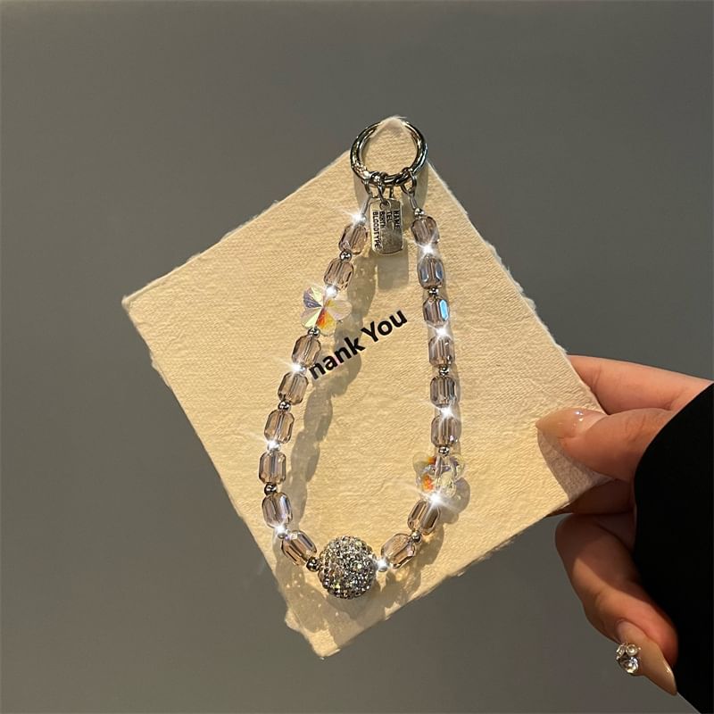 Phone Beaded Butterfly Lanyard