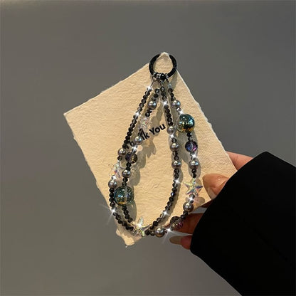 Pearl Star Phone Lanyard Faux