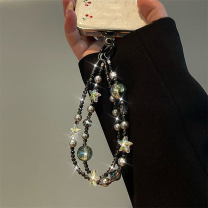 Pearl Star Phone Lanyard Faux