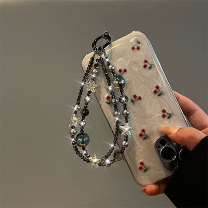Pearl Star Phone Lanyard Faux
