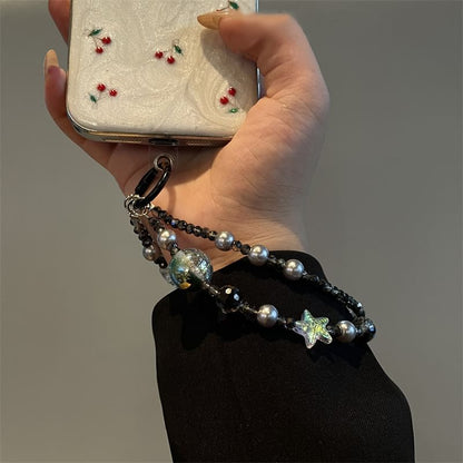 Pearl Star Phone Lanyard Faux