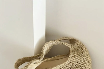 Bag Tote Straw Plain