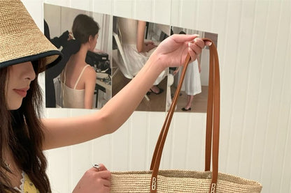 Straw Tote Bag