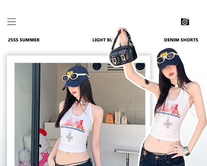 Low Rise Washed Frayed Denim Hot Pants