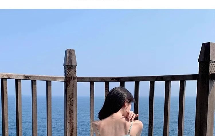 Strap Accent A-Line Floral Spaghetti Maxi Dress