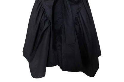 Sleeveless Square Plain Tie A-Line Dress Waist Neck Mini Back Open