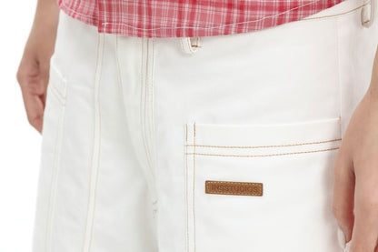 Unisex Stitched Wide-Leg Denim Jorts