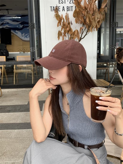 Embroidered Cap Baseball Lettering