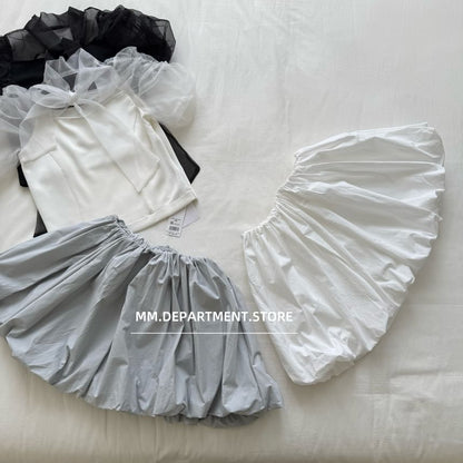 Rise Skirt Plain High Mini A-Line