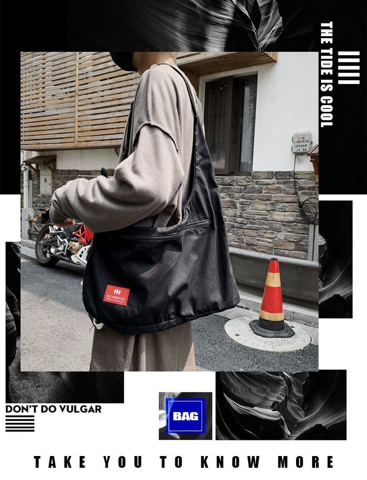 Lettering Messenger Bag Tag