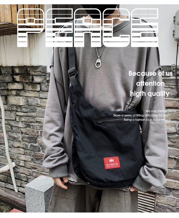 Lettering Messenger Bag Tag