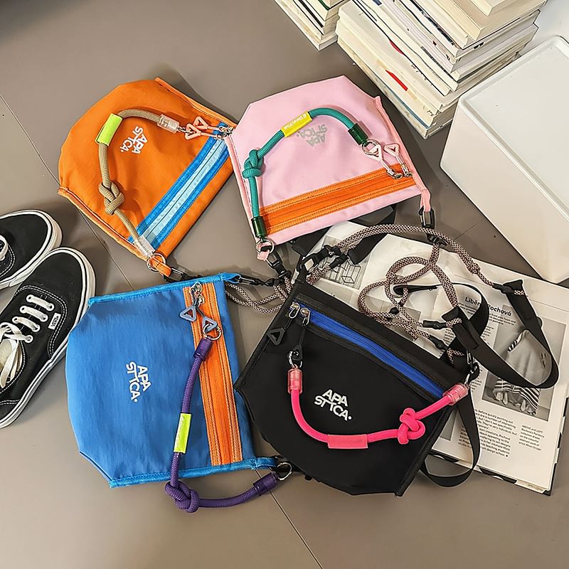 Bag Strap Lettering Rope Crossbody