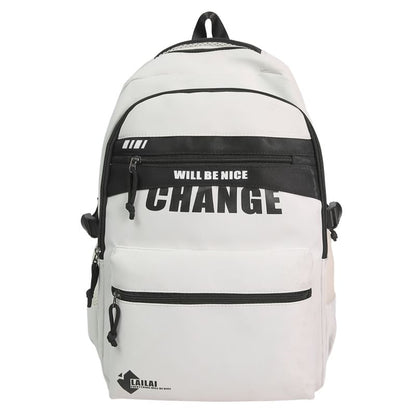 Two Backpack Tone Lettering