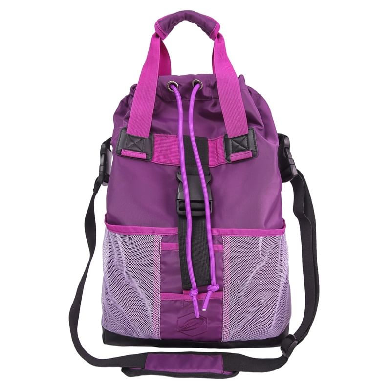 Color Drawstring Bag Block Crossbody