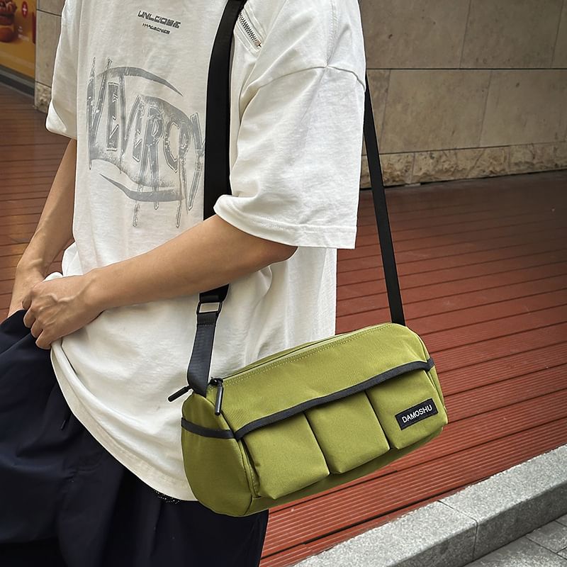 Lettering Bag Barrel Crossbody