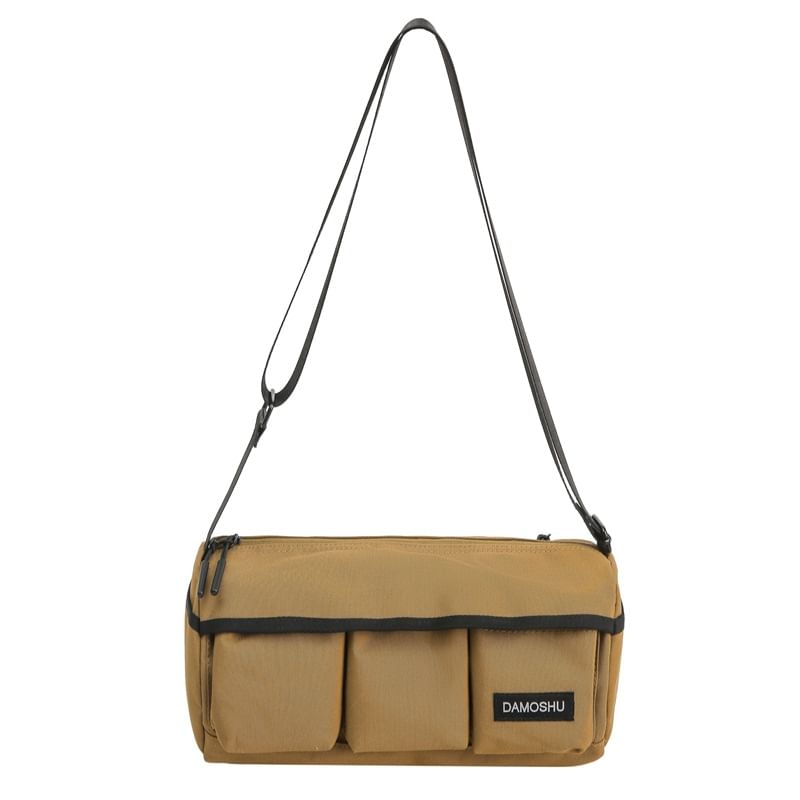 Lettering Bag Barrel Crossbody