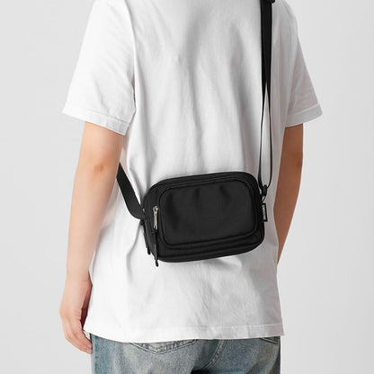Nylon Crossbody Bag Plain