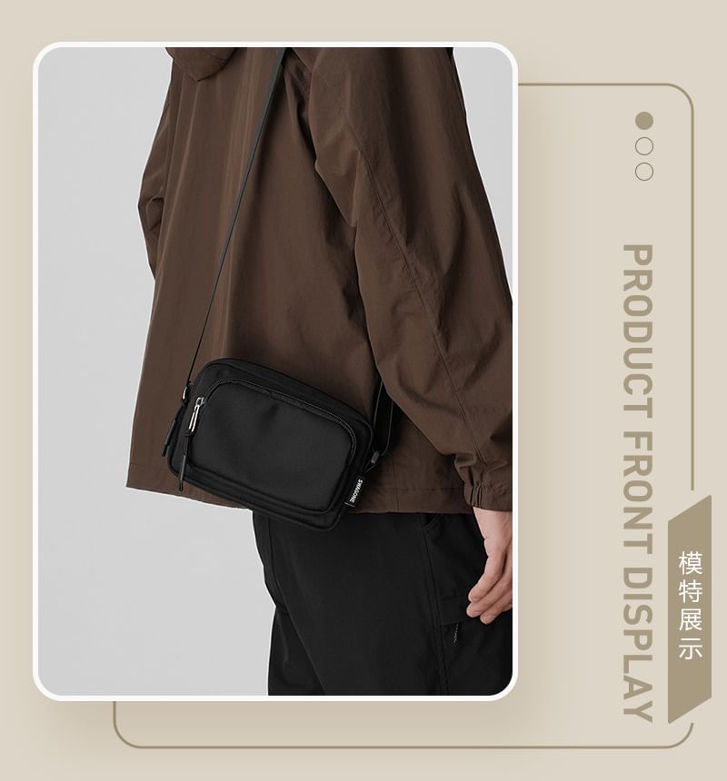 Nylon Crossbody Bag Plain