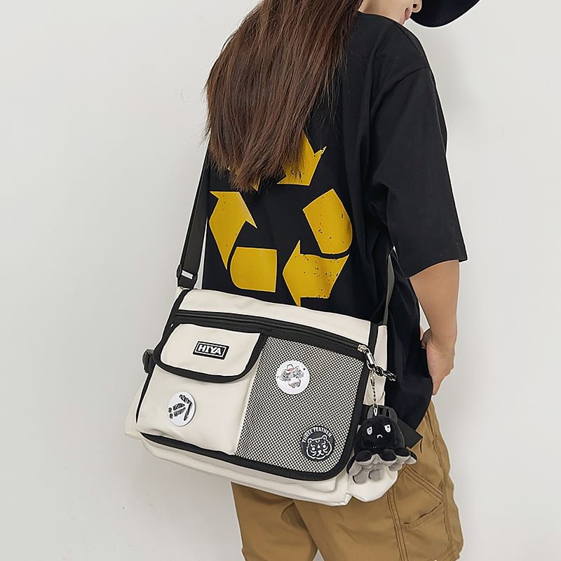 Pocket Mesh Crossbody Bag