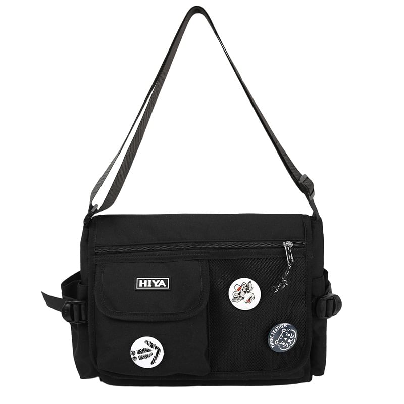 Pocket Mesh Crossbody Bag