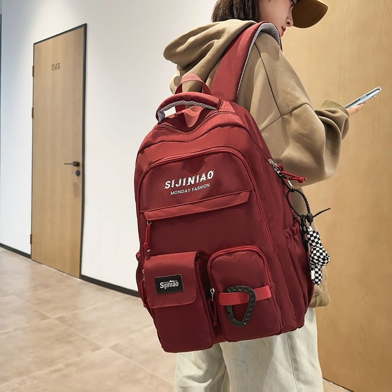 Lettering / Twisted Bag Backpack Charm Set