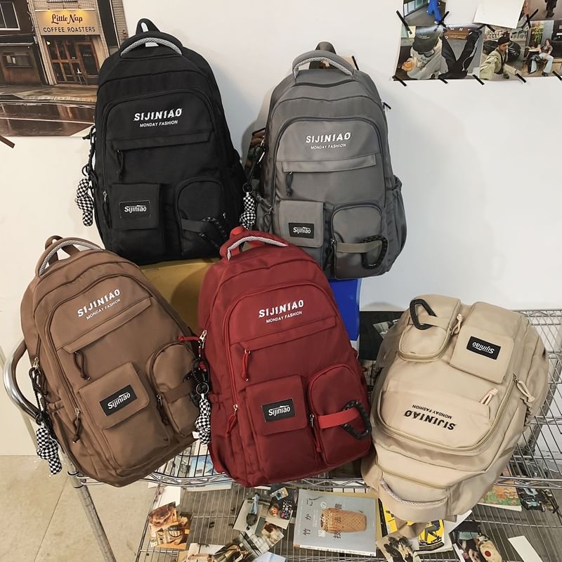 Lettering / Twisted Bag Backpack Charm Set