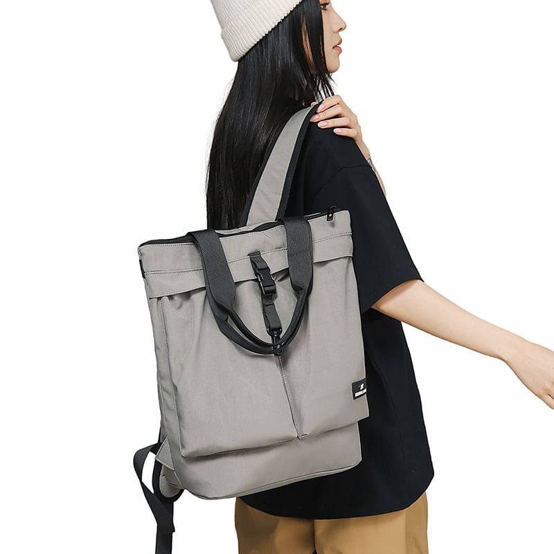 Plain Multi Way Backpack