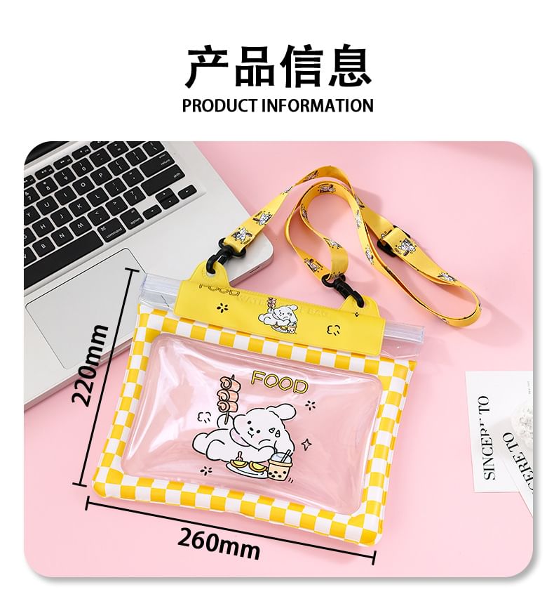 Animal Checker Waterproof Phone Crossbody Bag (Various Designs)