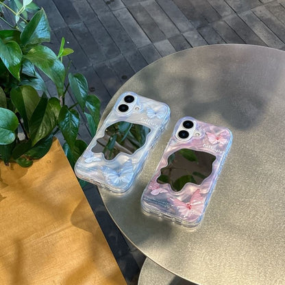 Phone Butterfly Mirrored Case