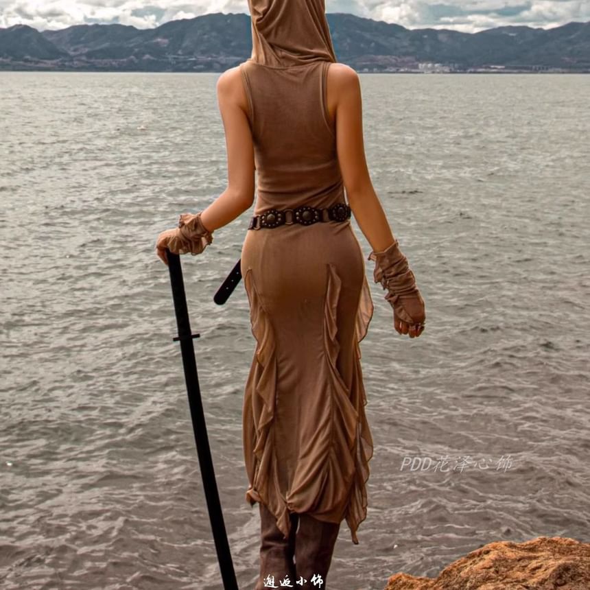 Faux Studded Belt Leather