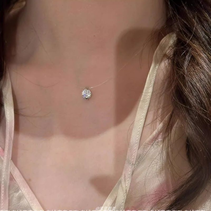 Pendant Rhinestone Necklace