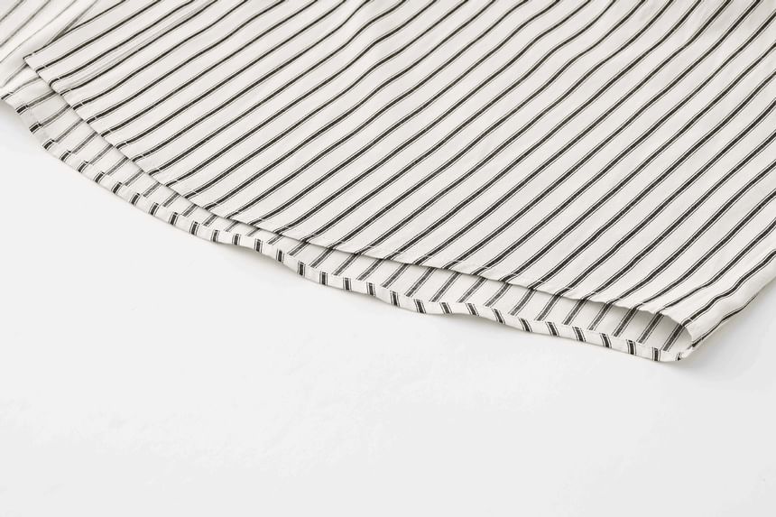 Striped Long-Sleeved Shirt