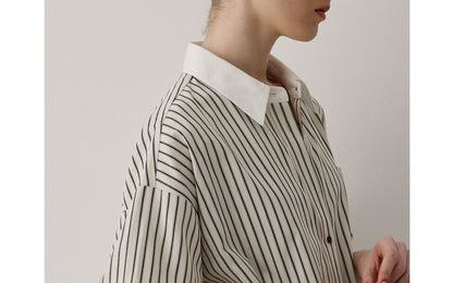 Striped Long-Sleeved Shirt
