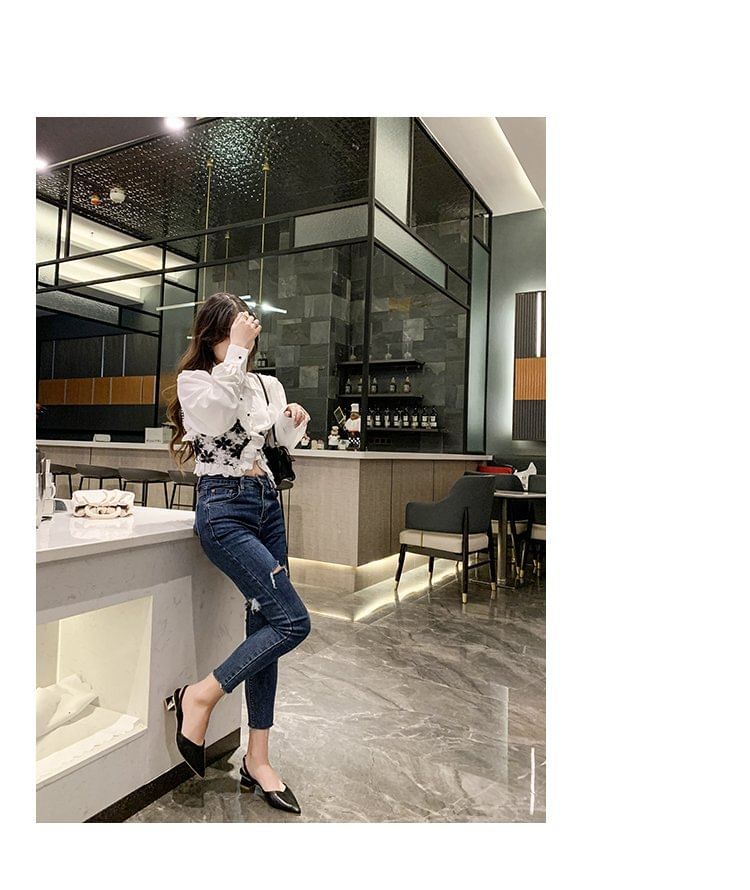 Slingback Pointed Toe Pumps