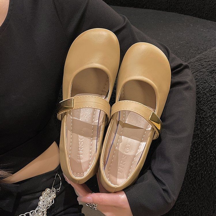 Shoes Jane Faux Mary Leather