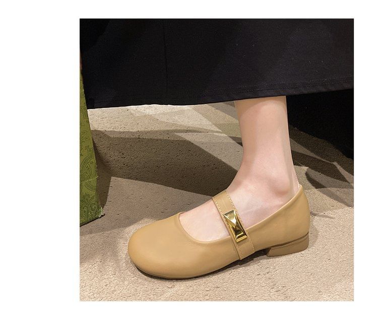 Shoes Jane Faux Mary Leather