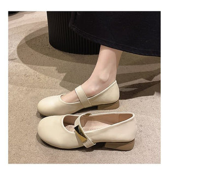 Shoes Jane Faux Mary Leather