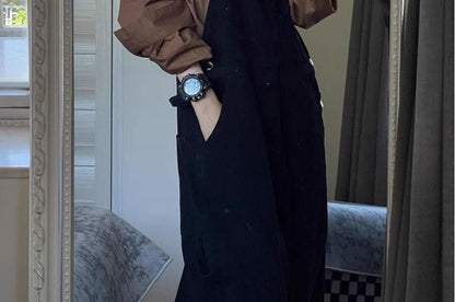 Plain Oversized Long-Sleeved Shirt