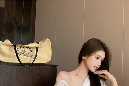 Collared Panel Lace Shirt with Long Sleeves