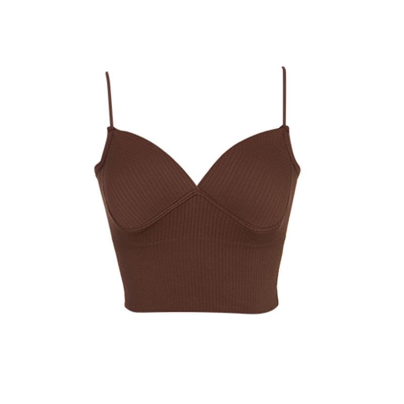 Asymmetrical Grommet Tiered Mini A-Line Skirt & Ribbed Crop Cami Set